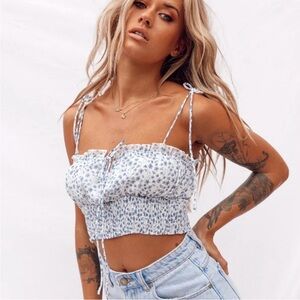 Princess Polly Benita Floral Crop Top
